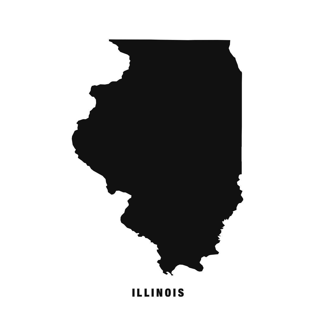 Illinois silhouette