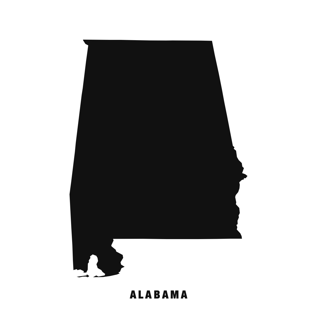 Alabama silhouette