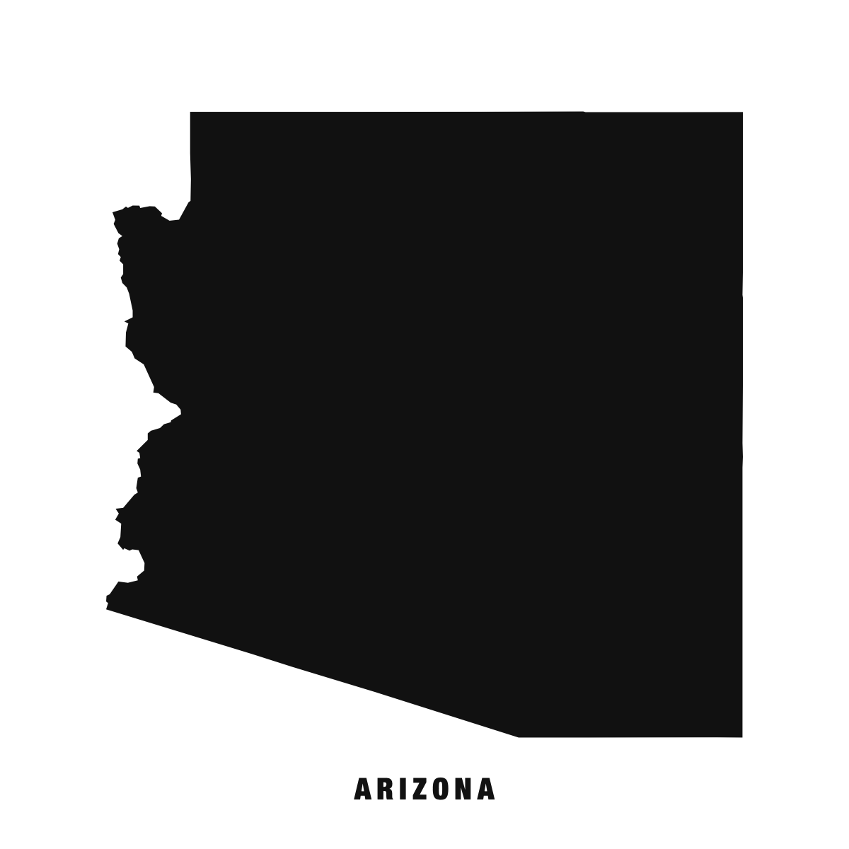 Arizona silhouette