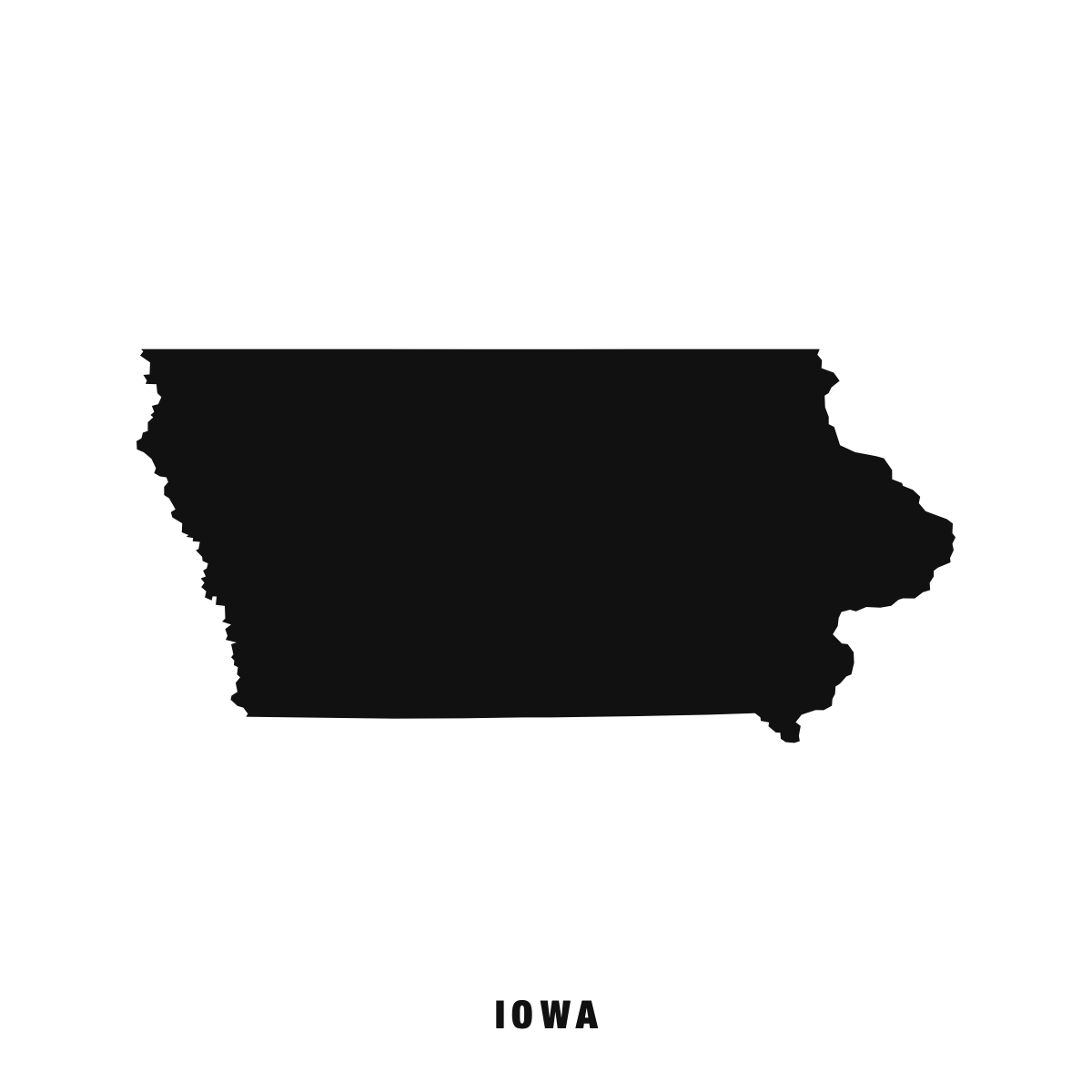 Iowa silhouette