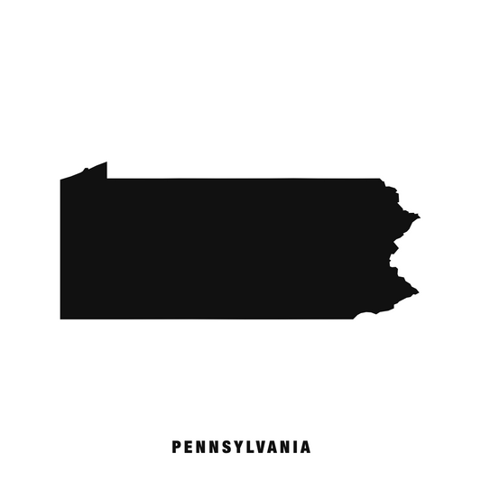 Pennsylvania silhouette